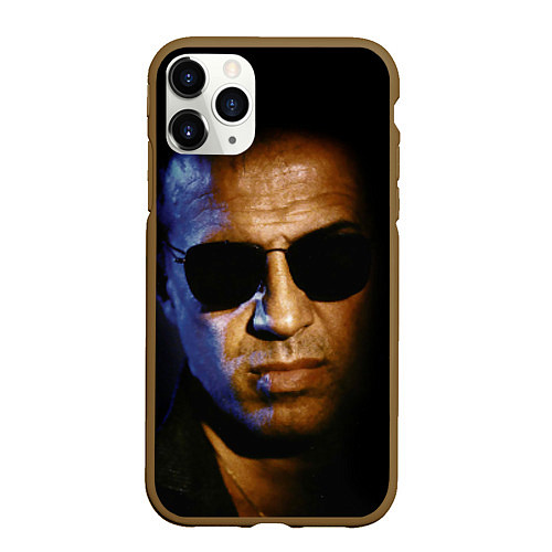 Чехол iPhone 11 Pro матовый Адриано Челентано / 3D-Коричневый – фото 1