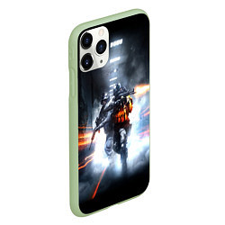 Чехол iPhone 11 Pro матовый Battlefield Hardline, цвет: 3D-салатовый — фото 2