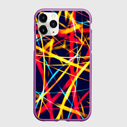 Чехол iPhone 11 Pro матовый Blink, цвет: 3D-фиолетовый