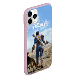Чехол iPhone 11 Pro матовый Fallout 4: Welcome Home, цвет: 3D-розовый — фото 2