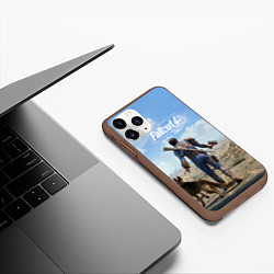 Чехол iPhone 11 Pro матовый Fallout 4: Welcome Home, цвет: 3D-коричневый — фото 2