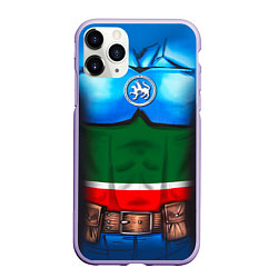 Чехол iPhone 11 Pro матовый Капитан Татарстан