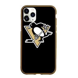 Чехол iPhone 11 Pro матовый Pittsburgh Penguins: Crosby, цвет: 3D-коричневый