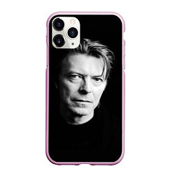 Чехол iPhone 11 Pro матовый David Bowie: Black Face, цвет: 3D-розовый