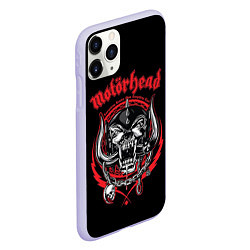 Чехол iPhone 11 Pro матовый Motorhead, цвет: 3D-светло-сиреневый — фото 2