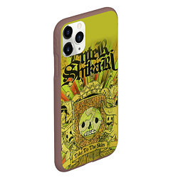 Чехол iPhone 11 Pro матовый Enter Shikari: Take to the skies, цвет: 3D-коричневый — фото 2