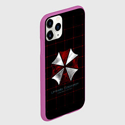 Чехол iPhone 11 Pro матовый Umbrella Corporation - 2, цвет: 3D-фиолетовый — фото 2