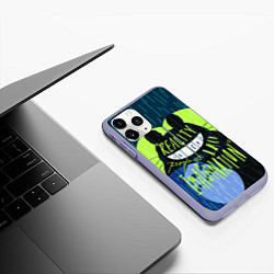 Чехол iPhone 11 Pro матовый Totoro: Reality Imagination, цвет: 3D-светло-сиреневый — фото 2