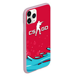 Чехол iPhone 11 Pro матовый CS:GO Water Elemental, цвет: 3D-розовый — фото 2