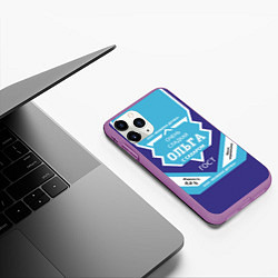 Чехол iPhone 11 Pro матовый Сладкая Ольга, цвет: 3D-фиолетовый — фото 2