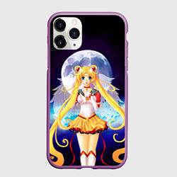 Чехол iPhone 11 Pro матовый Сейлор Мун, цвет: 3D-фиолетовый