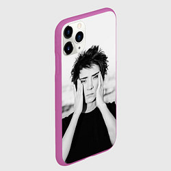 Чехол iPhone 11 Pro матовый Молодая Земфира, цвет: 3D-фиолетовый — фото 2