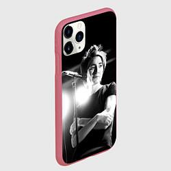 Чехол iPhone 11 Pro матовый Земфира на сцене, цвет: 3D-малиновый — фото 2