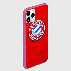 Чехол iPhone 11 Pro матовый Bayern FC, цвет: 3D-фиолетовый — фото 2
