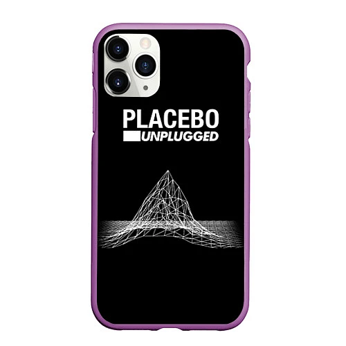 Чехол iPhone 11 Pro матовый Placebo: Unplugged / 3D-Фиолетовый – фото 1