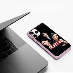 Чехол iPhone 11 Pro матовый Placebo Guys, цвет: 3D-розовый — фото 2