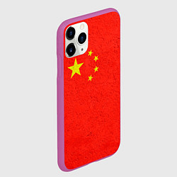 Чехол iPhone 11 Pro матовый Китай, цвет: 3D-фиолетовый — фото 2