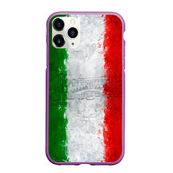 Чехол iPhone 11 Pro матовый Italian, цвет: 3D-фиолетовый