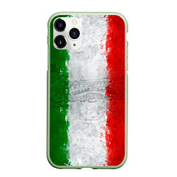 Чехол iPhone 11 Pro матовый Italian, цвет: 3D-салатовый