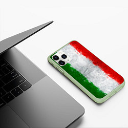 Чехол iPhone 11 Pro матовый Italian, цвет: 3D-салатовый — фото 2