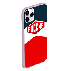 Чехол iPhone 11 Pro матовый Россия СССР, цвет: 3D-розовый — фото 2