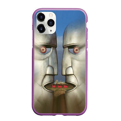 Чехол iPhone 11 Pro матовый Pink Floyd The division bell / 3D-Фиолетовый – фото 1