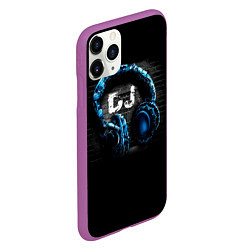 Чехол iPhone 11 Pro матовый DJ, цвет: 3D-фиолетовый — фото 2