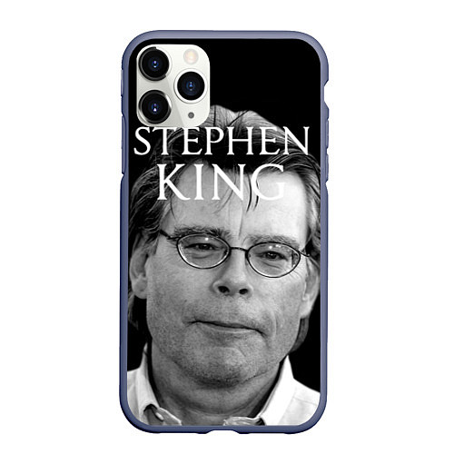 Чехол iPhone 11 Pro матовый Stephen King / 3D-Серый – фото 1