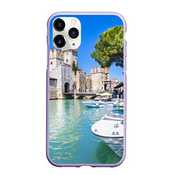 Чехол iPhone 11 Pro матовый Италия, цвет: 3D-светло-сиреневый