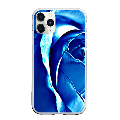 Чехол iPhone 11 Pro матовый Роза / 3D-Белый – фото 1