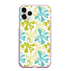 Чехол iPhone 11 Pro матовый Гавайская, цвет: 3D-розовый
