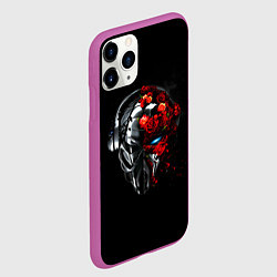 Чехол iPhone 11 Pro матовый Pirate Station: Love, цвет: 3D-фиолетовый — фото 2