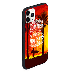 Чехол iPhone 11 Pro матовый Summer Surf 2, цвет: 3D-черный — фото 2