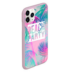 Чехол iPhone 11 Pro матовый Beach Party, цвет: 3D-розовый — фото 2