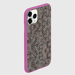 Чехол iPhone 11 Pro матовый Кольчуга, цвет: 3D-фиолетовый — фото 2