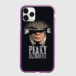 Чехол iPhone 11 Pro матовый Peaky Blinders, цвет: 3D-фиолетовый
