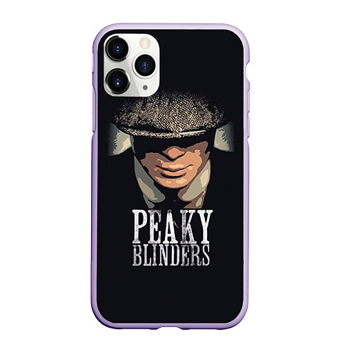 Чехол iPhone 11 Pro матовый Peaky Blinders / 3D-Светло-сиреневый – фото 1