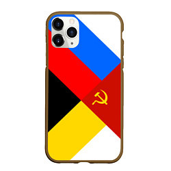 Чехол iPhone 11 Pro матовый Вечная Россия, цвет: 3D-коричневый
