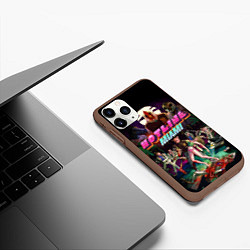 Чехол iPhone 11 Pro матовый Hotline Miami, цвет: 3D-коричневый — фото 2