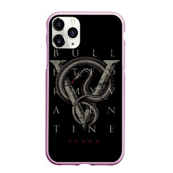 Чехол iPhone 11 Pro матовый BFMV: Venom, цвет: 3D-розовый