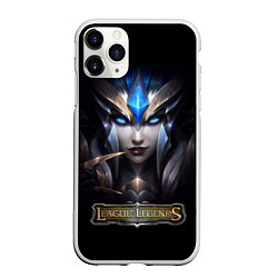 Чехол iPhone 11 Pro матовый League of Legends, цвет: 3D-белый