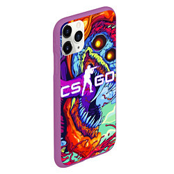Чехол iPhone 11 Pro матовый CS:GO, цвет: 3D-фиолетовый — фото 2