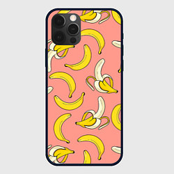 Чехол для iPhone 12 Pro Max Банан 1, цвет: 3D-черный