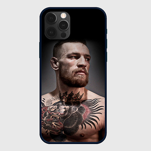 Чехол iPhone 12 Pro Max Conor McGregor / 3D-Черный – фото 1