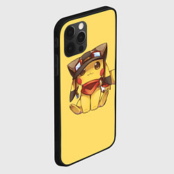 Чехол для iPhone 12 Pro Max Pikachu, цвет: 3D-черный — фото 2