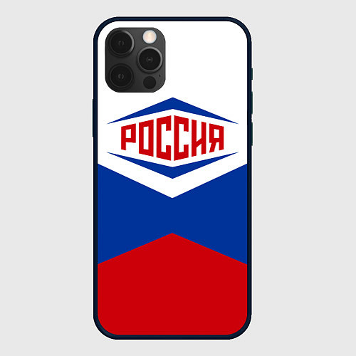 Чехол iPhone 12 Pro Max Россия 2016 / 3D-Черный – фото 1