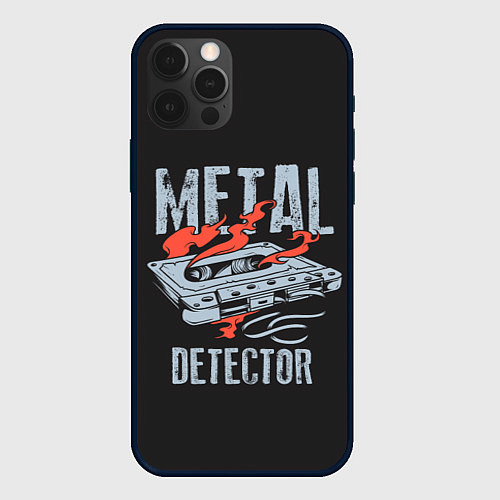 Чехол iPhone 12 Pro Max Metal Detector / 3D-Черный – фото 1