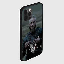 Чехол для iPhone 12 Pro Max Vikings: Ragnarr Lodbrok, цвет: 3D-черный — фото 2