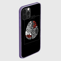 Чехол для iPhone 12 Pro Max Twenty one pilots: brain, цвет: 3D-серый — фото 2