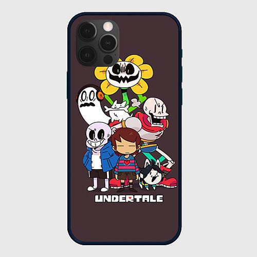 Чехол iPhone 12 Pro Max Undertale 3 / 3D-Черный – фото 1